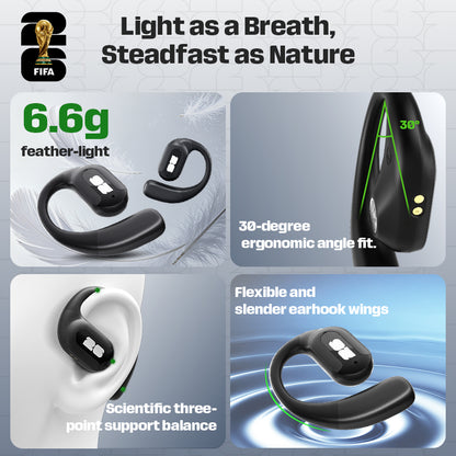 World Cup Over-ear Waterproof Bluetooth Headphones